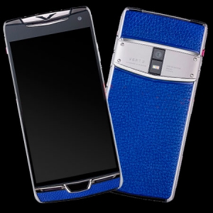Vertu Constellation X Stainles Blue Leather Exclusive 