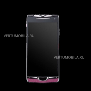 Vertu Constellation X Stainles Pink Leather Exclusive 