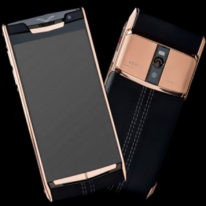 Vertu Signature Touch  Gold Black Leather NEW