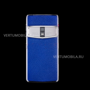 Vertu Constellation X Stainles Blue Leather Exclusive 