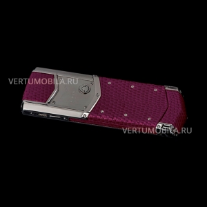 Vertu Signature S Design Stainless Steel Malin Iguana Leather 