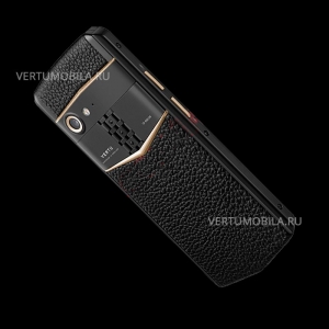 Vertu Aster P Stainles Pure Black Gold Leather Exclusive v3