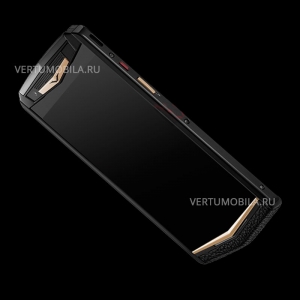 Vertu Aster P Stainles Pure Black Gold Leather Exclusive v3