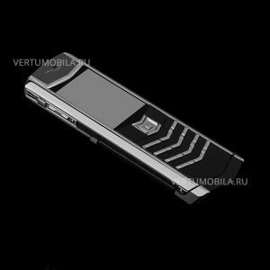 Vertu Signature S Design Stainless Steel DLC Ceramic Black Crocodile